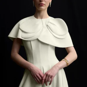 Flared Skirt Evening Dress