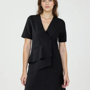 V Yaka Günlük Elbise